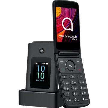 TCL Telefon mobil pliabil TCL T313D1 OneTouch 4043D, t3.2, 48MB RAM, 128 MB, 4G LTE, Dual SIM, Unisoc T107, Gri TCL Telefon mobil pliabil TCL T313D1 OneTouch 4043D, t3.2, 48MB RAM, 128 MB, 4G LTE, Dual SIM, Unisoc T107, Gri