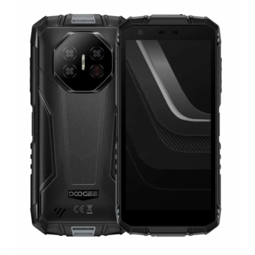 Telefon mobil Doogee Fire 3 Pro, Negru, 4G, 5.5 HD+ IPS, 16GB RAM (4GB + 12GB Extensibili), 128GB ROM, 16MP, Android 15, Unisoc T7200, Night Vision, NFC, Incarcare inversa, 8350mAh, 18W, Dual SIM Telefon mobil Doogee Fire 3 Pro, Negru, 4G, 5.5 HD+ IPS, 16GB RAM (4GB + 12GB Extensibili), 128GB ROM, 16MP, Android 15, Unisoc T7200, Night Vision, NFC, Incarcare inversa, 8350mAh, 18W, Dual SIM