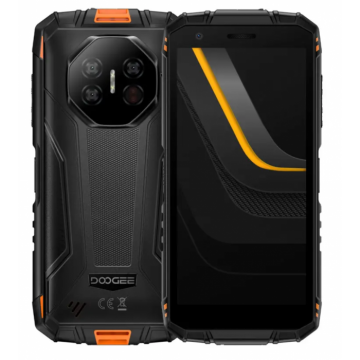 Telefon mobil Doogee Fire 3 Pro, Portocaliu, 4G, 5.5 HD+ IPS, 16GB RAM(4GB+12GB Extensibili), 128GB ROM, 16MP, Android 15, Unisoc T7200, Night Vision, NFC, Incarcare inversa, 8350mAh, 18W, Dual SIM Telefon mobil Doogee Fire 3 Pro, Portocaliu, 4G, 5.5 HD+ IPS, 16GB RAM(4GB+12GB Extensibili), 128GB ROM, 16MP, Android 15, Unisoc T7200, Night Vision, NFC, Incarcare inversa, 8350mAh, 18W, Dual SIM