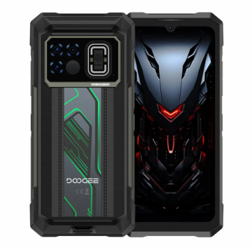 Telefon mobil Doogee Fire 6 Max, Verde, 5G, 6.72 FHD+ 120Hz, Camera Termica si Night Vision, 20GB RAM (8GB+12GB extensibili), 256GB ROM, Android14, Camera 50MP AI, Dimensity 7050, 20800mAh, 33W, DualS Telefon mobil Doogee Fire 6 Max, Verde, 5G, 6.72 FHD+ 120Hz, Camera Termica si Night Vision, 20GB RAM (8GB+12GB extensibili), 256GB ROM, Android14, Camera 50MP AI, Dimensity 7050, 20800mAh, 33W, DualS