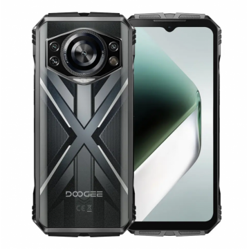 Telefon mobil Doogee S Cyber Pro, Argintiu, 5G, 6.6 FHD+ 120Hz IPS, AI Foto, 32GB RAM(12GB+20GB extensibili), 512GB ROM, 50MP+8MP+32MP, 20MP Night Vision, Android 14, Helio G100, 10800mAh, Dual SIM Telefon mobil Doogee S Cyber Pro, Argintiu, 5G, 6.6 FHD+ 120Hz IPS, AI Foto, 32GB RAM(12GB+20GB extensibili), 512GB ROM, 50MP+8MP+32MP, 20MP Night Vision, Android 14, Helio G100, 10800mAh, Dual SIM