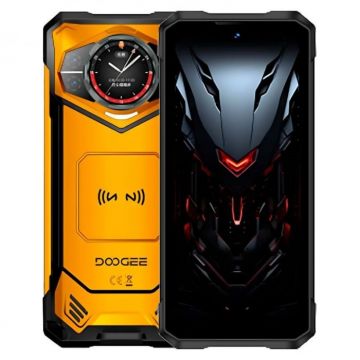 Telefon mobil Doogee S200X, Gold, 5G, Dual Display (6.72 +1.32 ) 2.4K AMOLED, Functii AI Foto, 32GB RAM (12GB + 20GB extensibili), 512GB ROM, 100MP, Android 14, Dimensity 7050, 10100mAh, Dual SIM Telefon mobil Doogee S200X, Gold, 5G, Dual Display (6.72 +1.32 ) 2.4K AMOLED, Functii AI Foto, 32GB RAM (12GB + 20GB extensibili), 512GB ROM, 100MP, Android 14, Dimensity 7050, 10100mAh, Dual SIM
