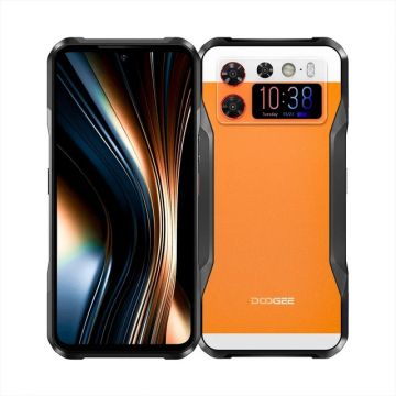 Telefon mobil Doogee V20S Orange, 5G, Dual Display (6.43 + 1.58 ) Amoled FHD+, 32GB RAM (12GB + 20GB extensibili), 256GB ROM, 50MP, Android 13, Dimensity 6020, NFC, OTG, 6000mAh, 33W, Dual SIM Telefon mobil Doogee V20S Orange, 5G, Dual Display (6.43 + 1.58 ) Amoled FHD+, 32GB RAM (12GB + 20GB extensibili), 256GB ROM, 50MP, Android 13, Dimensity 6020, NFC, OTG, 6000mAh, 33W, Dual SIM