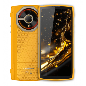 Telefon Mobil LAGENIO Panther 2 Pro, Galben, 4G, 6.7 HD+ 120Hz, 24GB RAM (8GB + 16GB Extensibili), 256GB ROM, 50MP, Android 15, Unisoc T7250, Lumini RGB, NFC, OTG, 5150mAh, 18W, Dual SIM Telefon Mobil LAGENIO Panther 2 Pro, Galben, 4G, 6.7 HD+ 120Hz, 24GB RAM (8GB + 16GB Extensibili), 256GB ROM, 50MP, Android 15, Unisoc T7250, Lumini RGB, NFC, OTG, 5150mAh, 18W, Dual SIM
