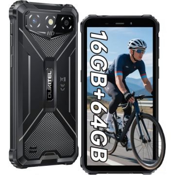 Telefon Mobil Oukitel G3, Negru, 4G, Ecran Waterdrop HD+ de 6 , 16GB RAM(4GB + 12GB Extensibili), 64GB ROM, 13MP, Android 14, MT6762, Face ID, Buton Personalizabil, 6300mAh, 10W, Dual SIM Telefon Mobil Oukitel G3, Negru, 4G, Ecran Waterdrop HD+ de 6 , 16GB RAM(4GB + 12GB Extensibili), 64GB ROM, 13MP, Android 14, MT6762, Face ID, Buton Personalizabil, 6300mAh, 10W, Dual SIM