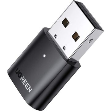 Ugreen Adaptor Ugreen USB-A, Bluetooth 5.0, Negru Ugreen Adaptor Ugreen USB-A, Bluetooth 5.0, Negru