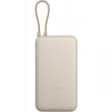 Xiaomi Baterie Externa Xiaomi, 20000mAh, 33W, QC + PD, 1 x USB-A - 2 x USB-C, Bej BHR8851GL Xiaomi Baterie Externa Xiaomi, 20000mAh, 33W, QC + PD, 1 x USB-A - 2 x USB-C, Bej BHR8851GL