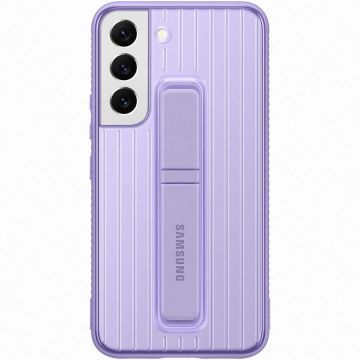 Husa de protectie Samsung Protective Standing Cover pentru Galaxy S22, Lavender